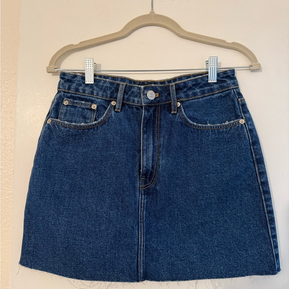 Zara mini Denim Blue Skirt